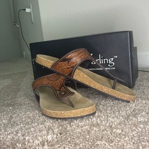 American darling sunflower sandals